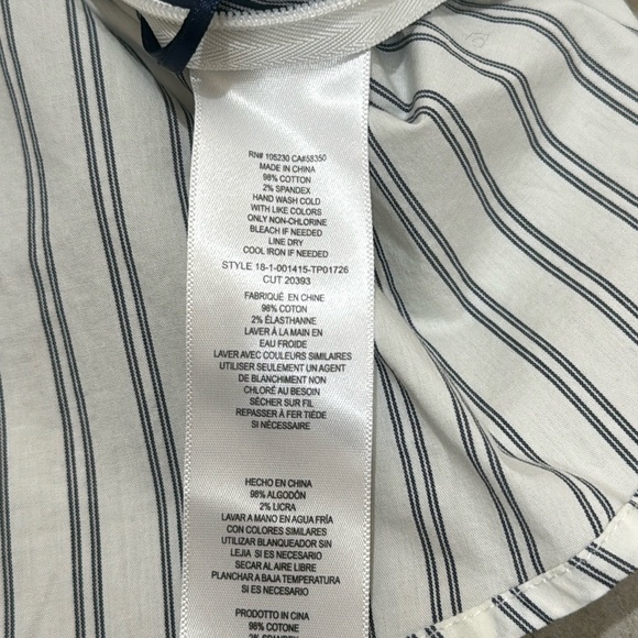 NWT JOIE MARJIE TOP  in Dark Navy Porcelain Small - Picture 8 of 14